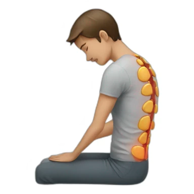 back-pain sticker
