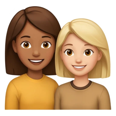 two people talking to eachother sticker