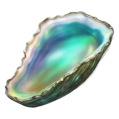 abalone shell sticker