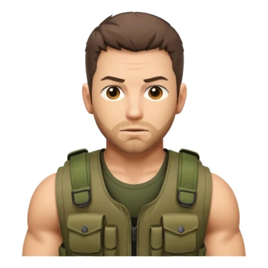 Chris redfield resident evil sticker