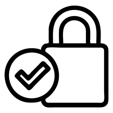 Tick Check, with a security lock  sticker