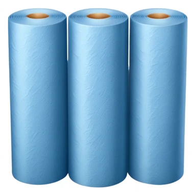 A roll of blue wallpaper  sticker