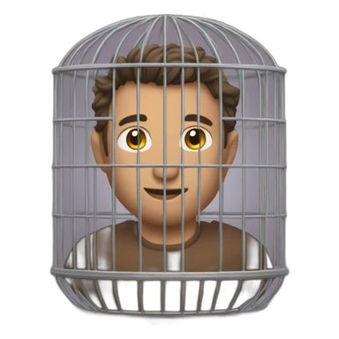 Nicholas in a Cage sticker