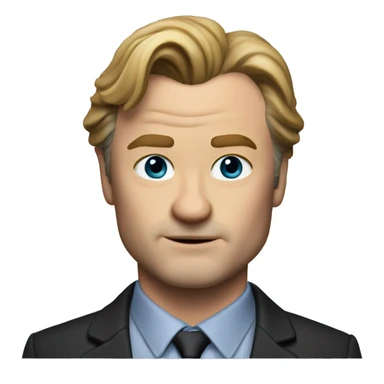 Professional ID photo of Christopher Nolan sticker