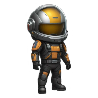 space mercenary team sticker