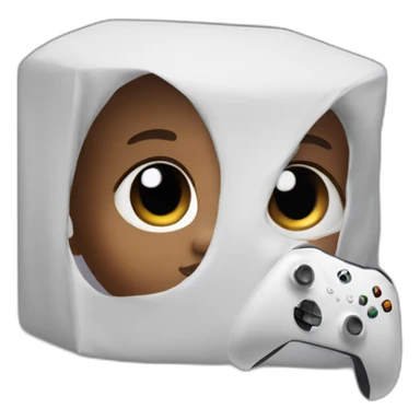 A baby with an xbox series X sticker