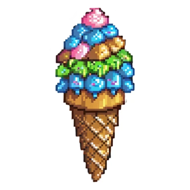 ice cream cone sticker