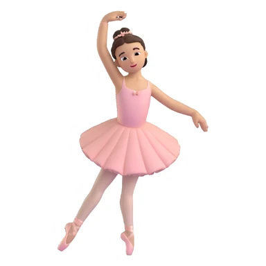 girl doing ballet sticker