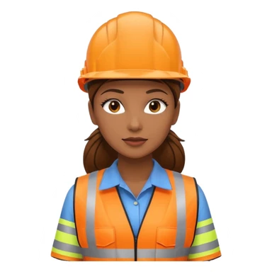 female railway worker sticker