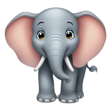 Smiling Elephant sticker