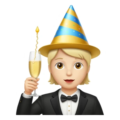 Secret security for the briefing of a two whole percent party emoji employee after the zoomerang boomer show on tv  sticker