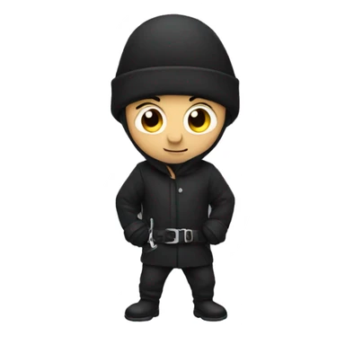 Burgler sticker