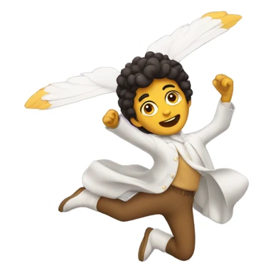 they are flying sticker