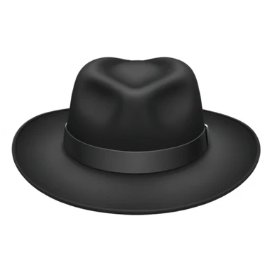 black hat no human sticker