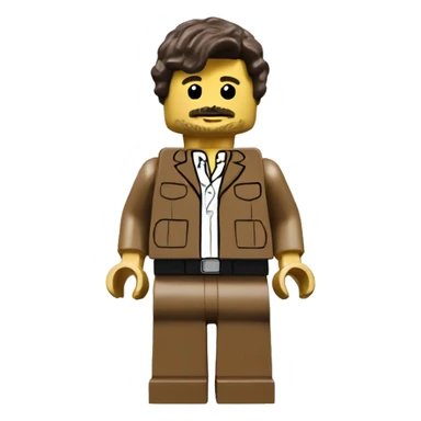 PEDRO PASCAL lego full body sticker