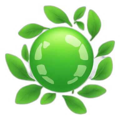 green innovation logo sticker