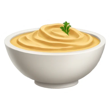 Bowl of hummus sticker