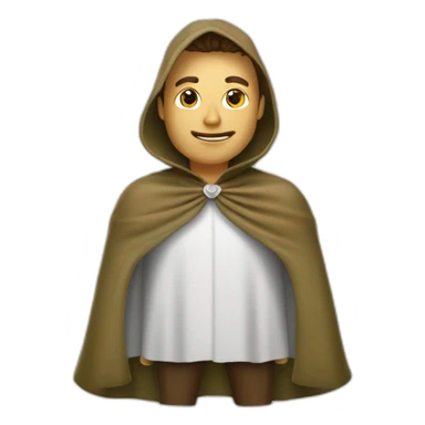 Concombre qui court avec une cape sticker