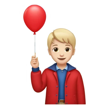 Child + balloon, Park Visitors. sticker