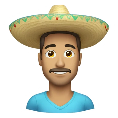 sombrero de copa sticker