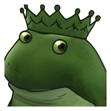 burgundy crown sticker