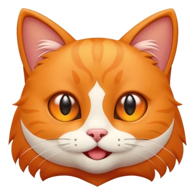 Happy cat face with star eyes sticker