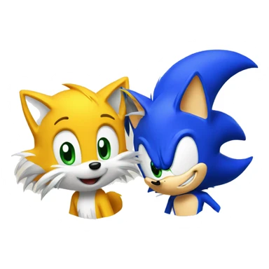 tails and sonic sticker