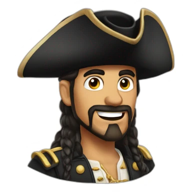 Piratas del caribe sticker
