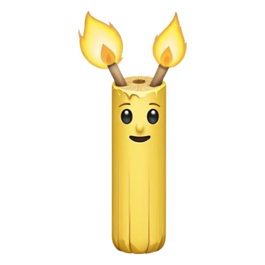 Matchstick without face sticker