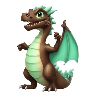 Mint Choco pizza dragon sticker