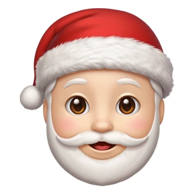 chirstmans chat emoji with exact rounded chat shape with winter seshteic sticker