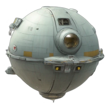 Vassau spatiale vue de gauche sticker