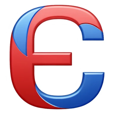 C LETTER USA LOGO  sticker