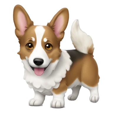 corgi cardigan sticker