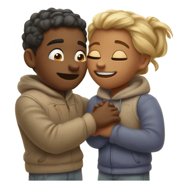 hugs and kisses sticker