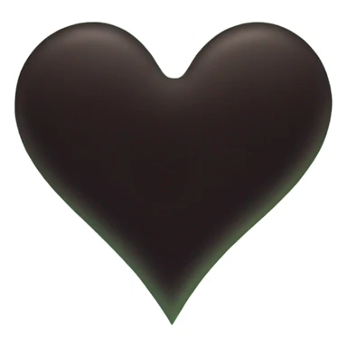 Glow in the dark heart sticker