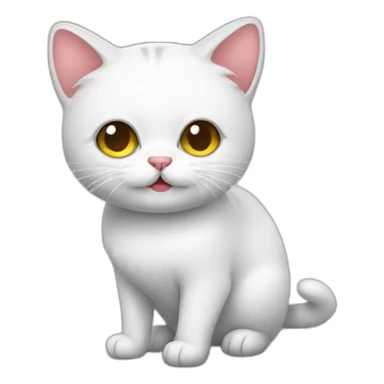 Pitufo cat sticker