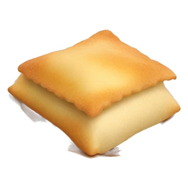 Realistic isolated sweet mexican sopapilla dessert sticker