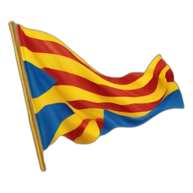 catalan flag sticker