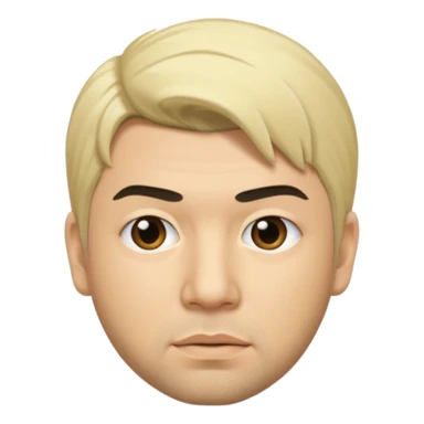 Chino Moreno with blonde hair sticker