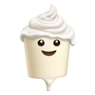 whipping cream sticker