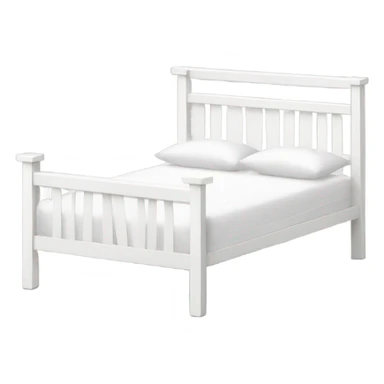 IKEA White bed sticker