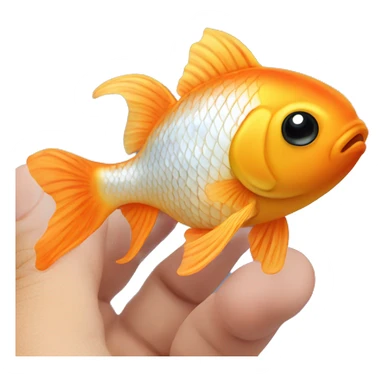 Verry cute gold fish sticker