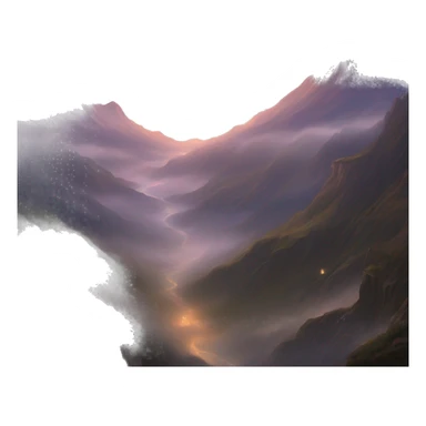 merrily, at dawn she left the crest To wander in the sky, aflame.  A trace of dew, of night’s caress, He looms as in a dream, alone, And softly weeps the mountain lone Within the wilderness. sticker