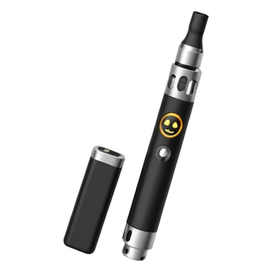 black simple Electronic cigarette sticker