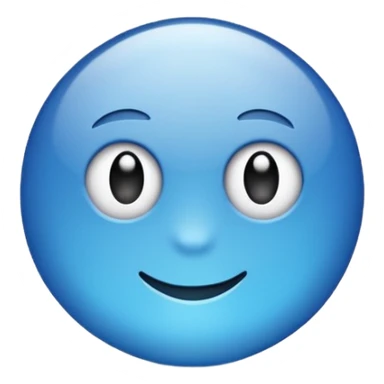 Circulo azul con una ✔️ de color blanco adrento sticker