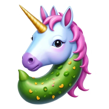 Unicorn pickles sticker