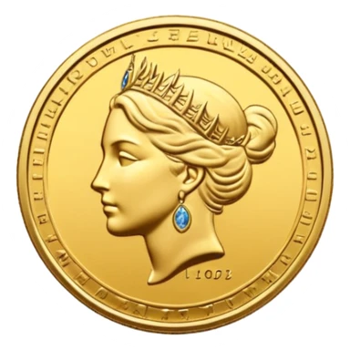 Taylor Swift evermore themed coin sticker