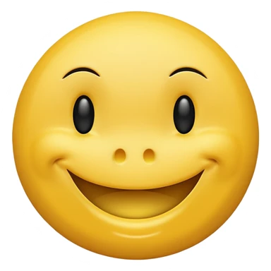 a smiley face scratching its back sticker