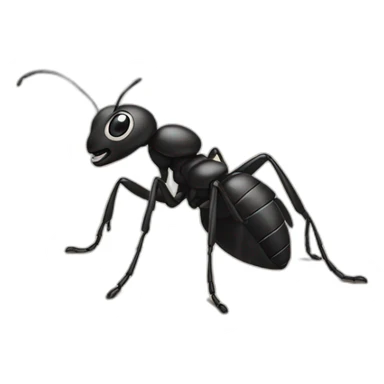 Ant on top of the internet sticker